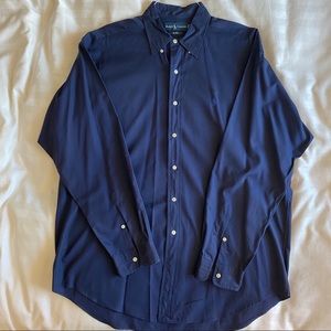 Ralph Lauren Button Down Shirt Navy L